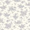 Printed Viscose POMPADOUR Off-White / Gray